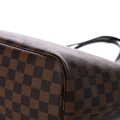 Louis Vuitton Damier Ebene Neo Neverfull MM Rose Ballerine 12 of 14