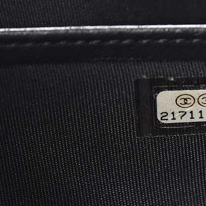 Chanel Lambskin Quilted Boy Zip Around Wallet Black 8 of 13