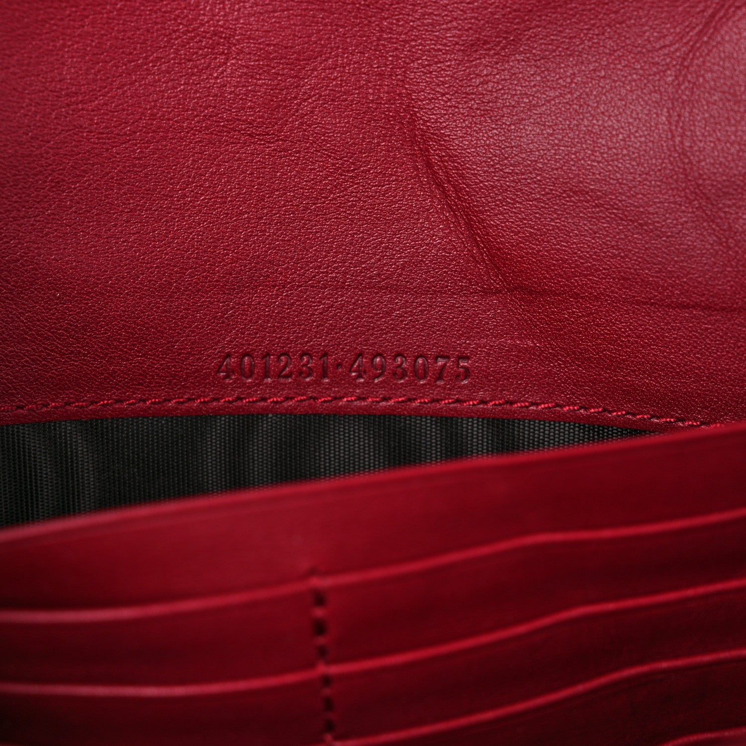 Gucci Velvet GG Monogram Mini Dionysus Chain Wallet Red Cipria 7 of 12