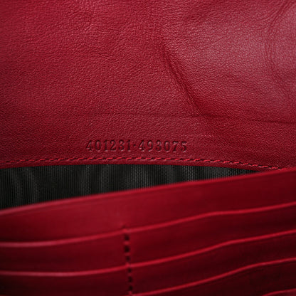 Gucci Velvet GG Monogram Mini Dionysus Chain Wallet Red Cipria 7 of 12