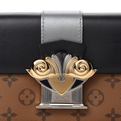 Louis Vuitton Calfskin Reverse Monogram Column Clutch 10 of 11