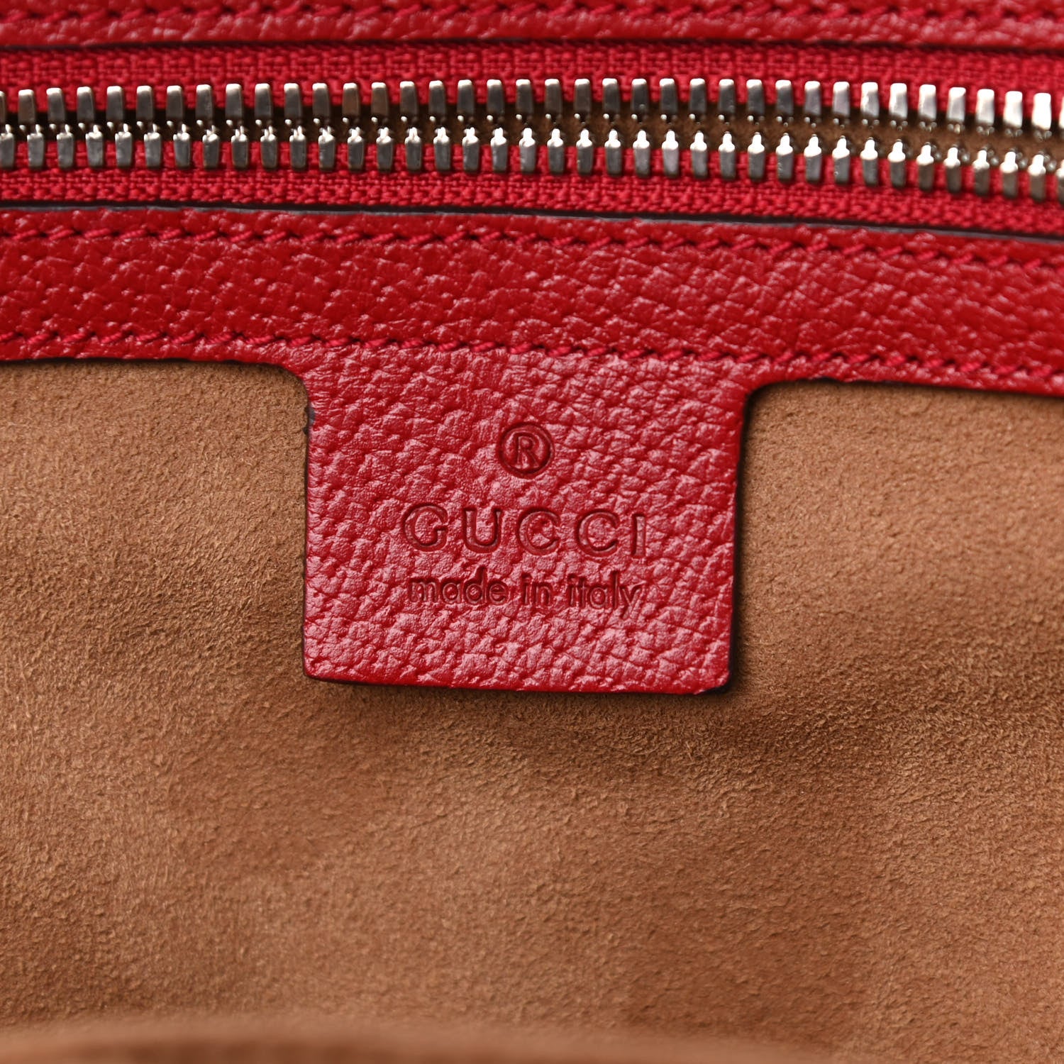 Gucci GG Supreme Monogram Tian Web Small Day Backpack Beige Multicolor Red 6 of 10