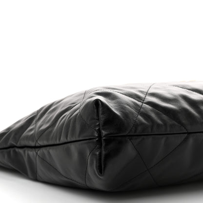 Chanel Shiny Calfskin Quilted Chanel 22 Black 10 of 11