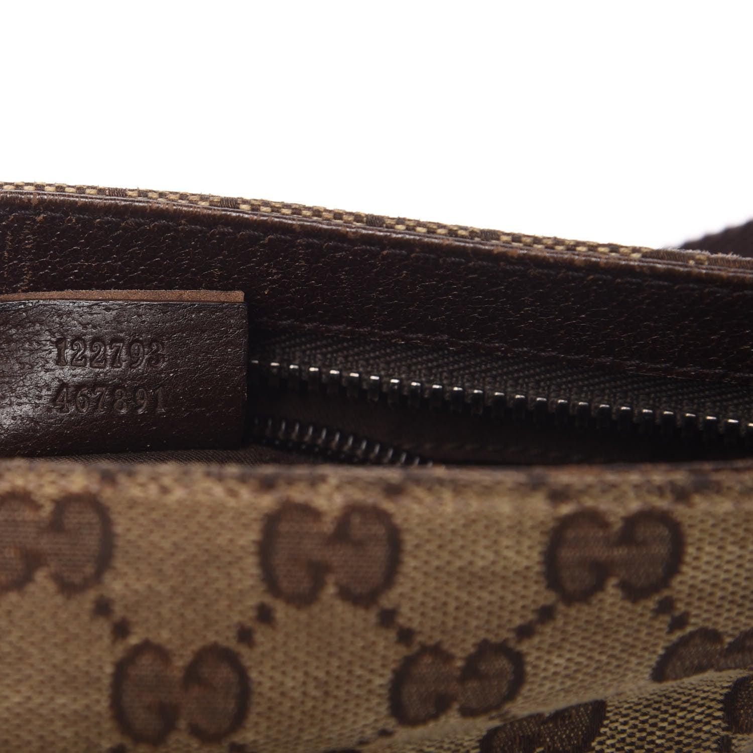 Gucci Monogram Flat Messenger Bag Dark Brown 9 of 10