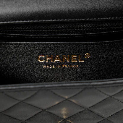 Chanel Lambskin Quilted Mini Rectangular Flap Black 6 of 10