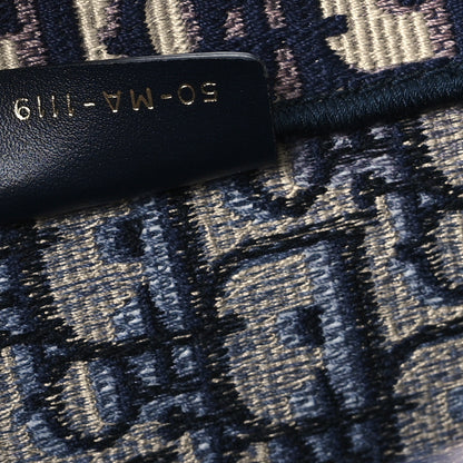 Christian Dior Oblique Medium Book Tote Blue Multicolor 7 of 10