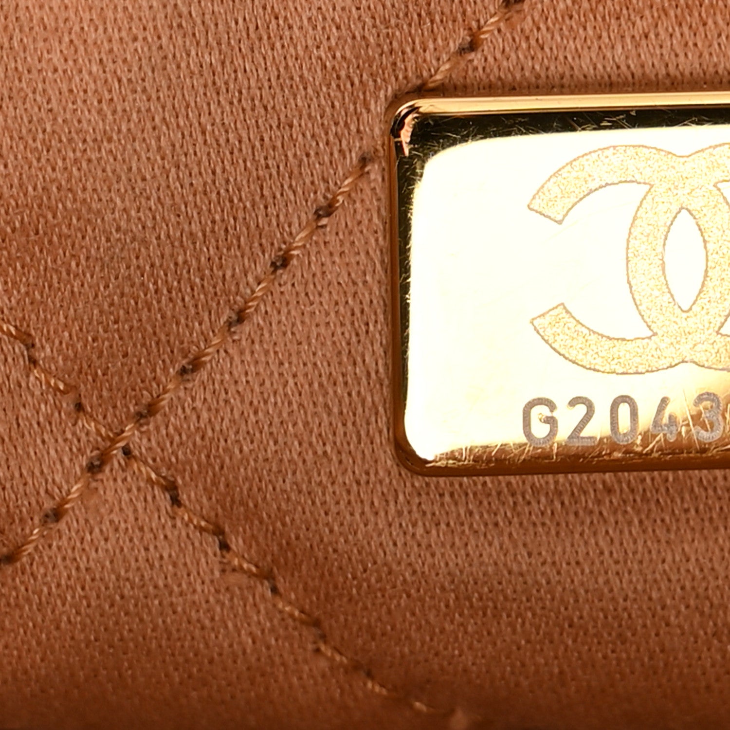 Chanel Shiny Calfskin Quilted Small Chanel 22 Beige 9 of 13