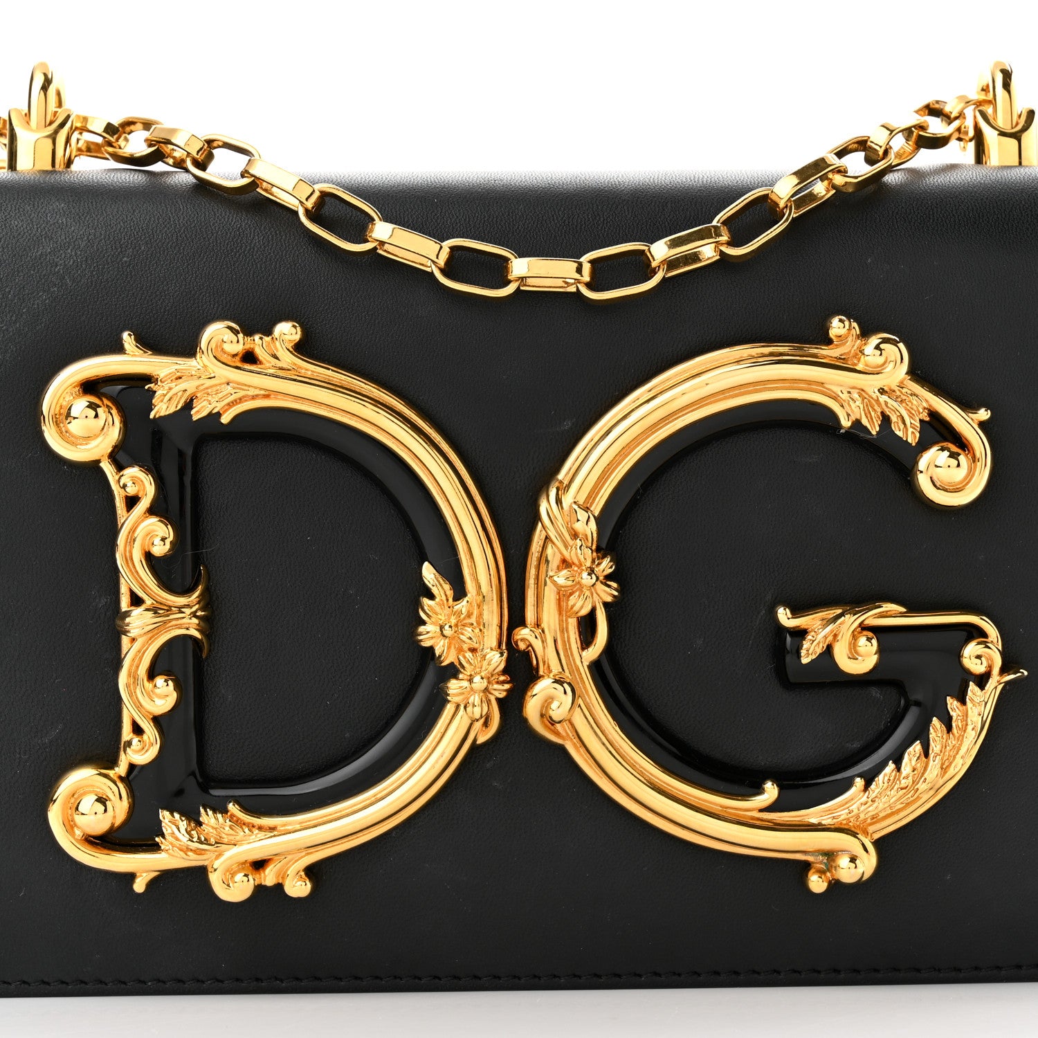 Dolce & Gabbana Nappa DG Girls Shoulder Bag Black 8 of 13
