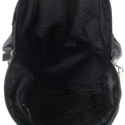 Prada Tessuto Nylon Saffiano Top Handle Bag Black 7 of 14