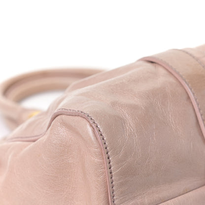 Miu Miu Vitello Shine Top Handle Satchel Mughetto 8 of 16