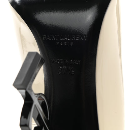 Saint Laurent Patent Opyum 110 Pumps 37.5 Neutro 6 of 8