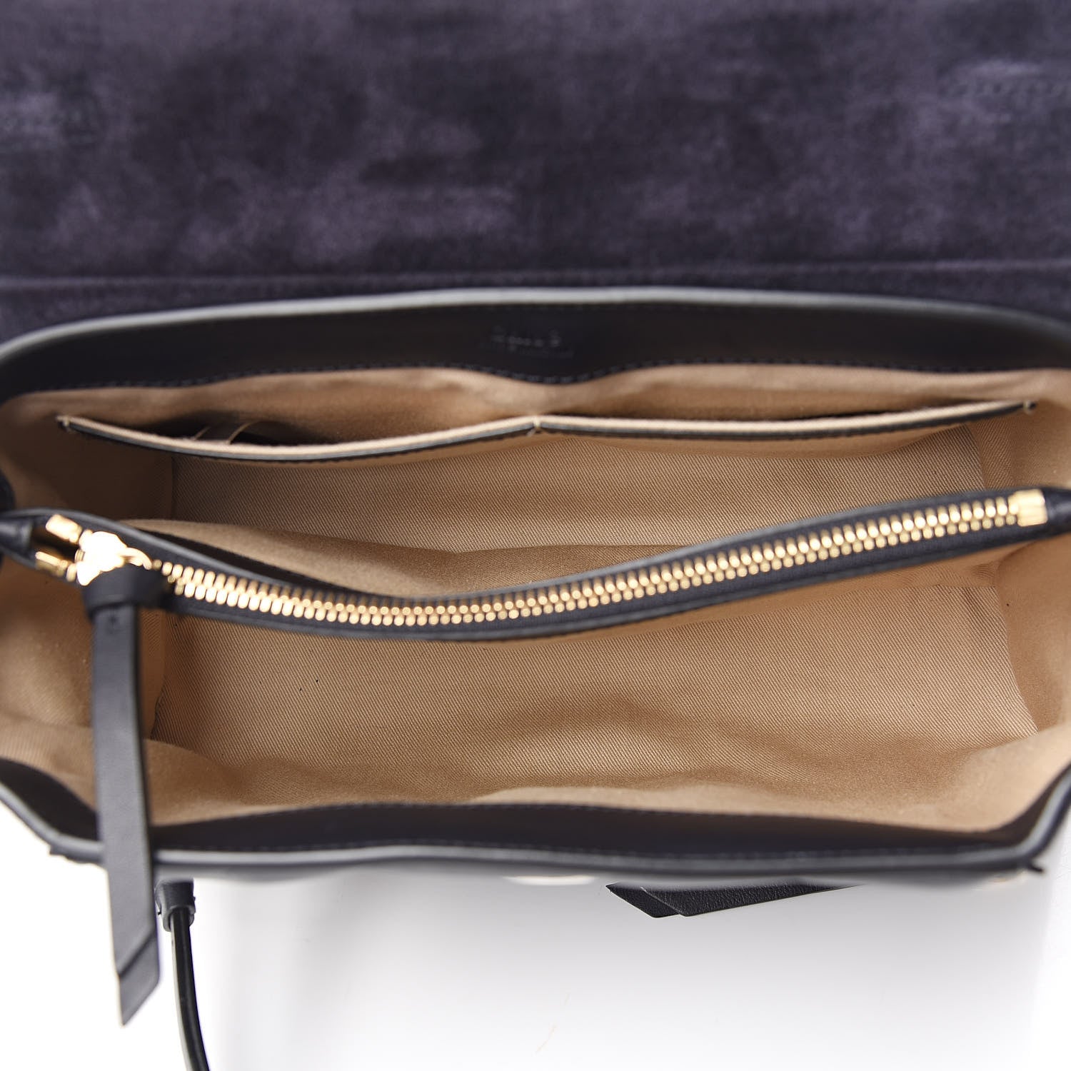 Chloe Smooth Calfskin Quilted Small Faye Day Shoulder Bag Full Blue 5 of 12