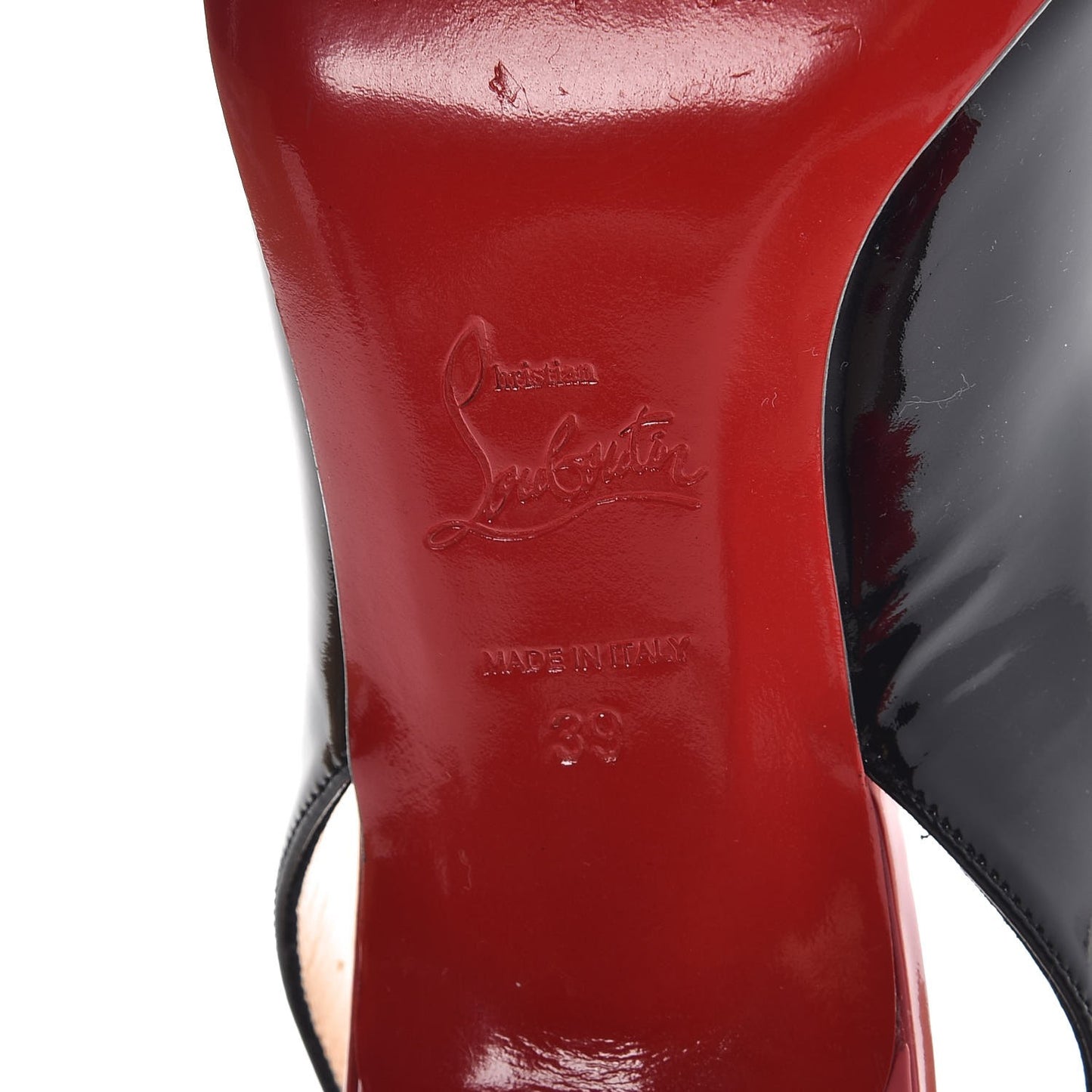 Patent Nombril 45 Pumps 39 Black Red