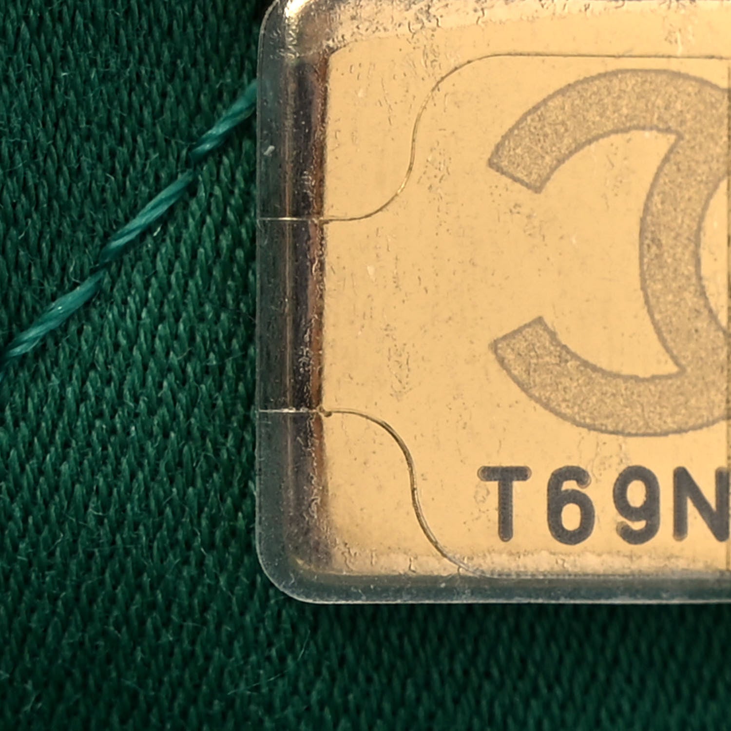 Chanel Shiny Calfskin Quilted Small Chanel 22 Green 7 of 10