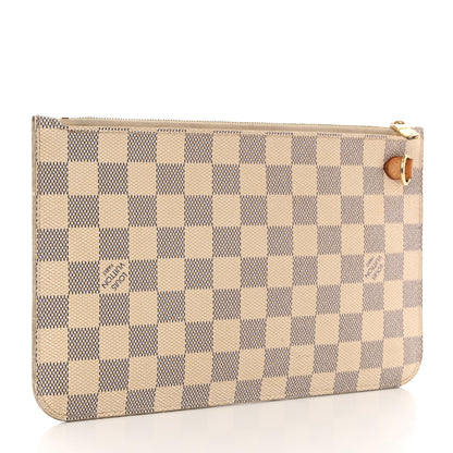Louis Vuitton Damier Azur Neverfull MM GM Pochette 3 of 14