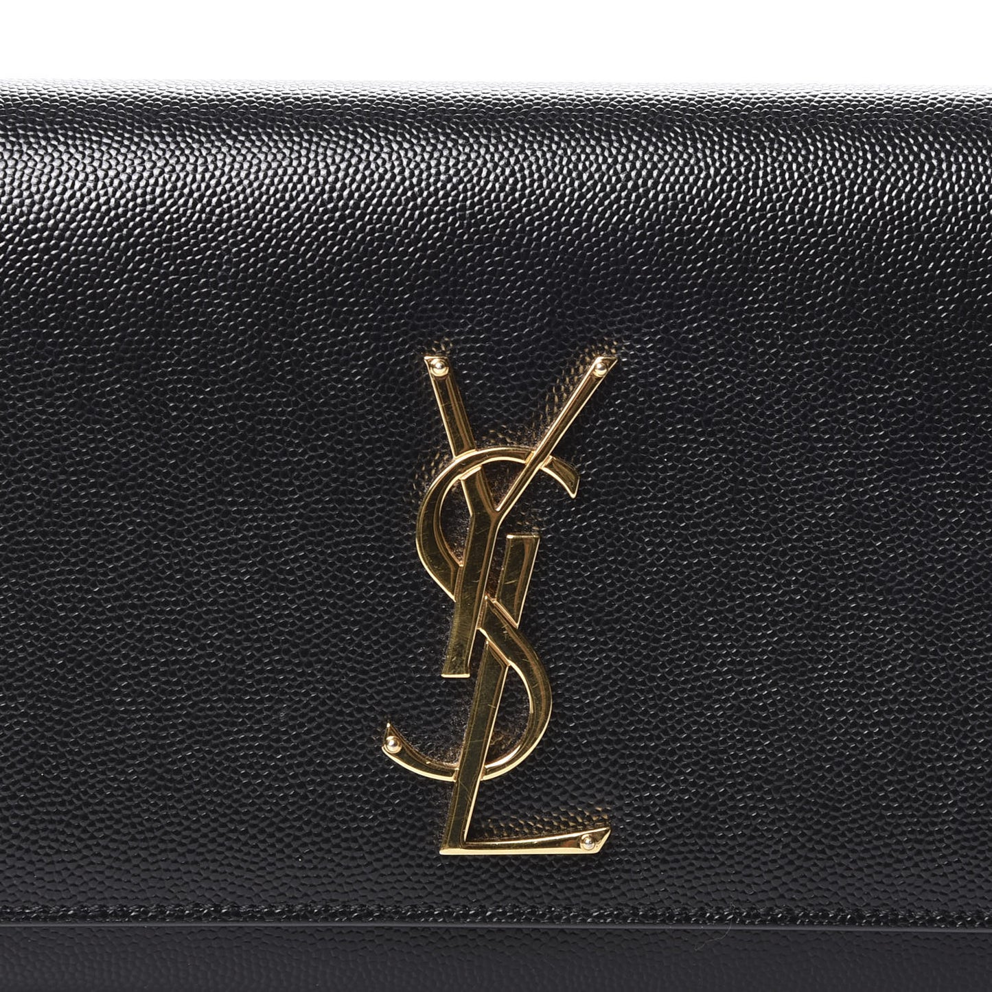 Grain De Poudre Monogram Cassandre Clutch Black