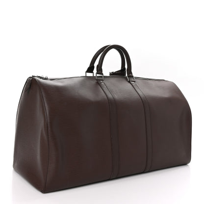 Louis Vuitton Epi Keepall 55 Moka 2 of 10