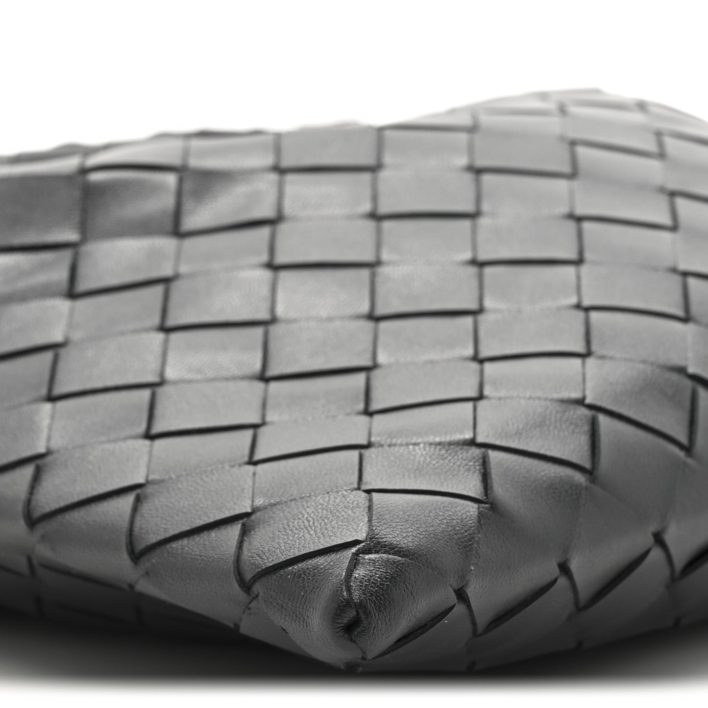 Calfskin Intrecciato Mini Hop Black