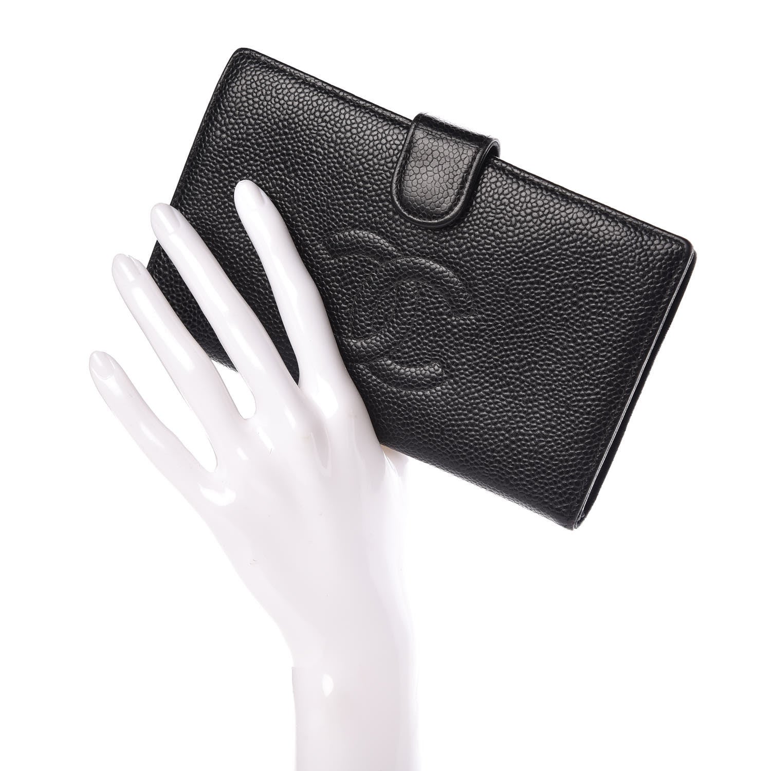 Chanel Caviar Timeless CC French Wallet Black 2 of 16