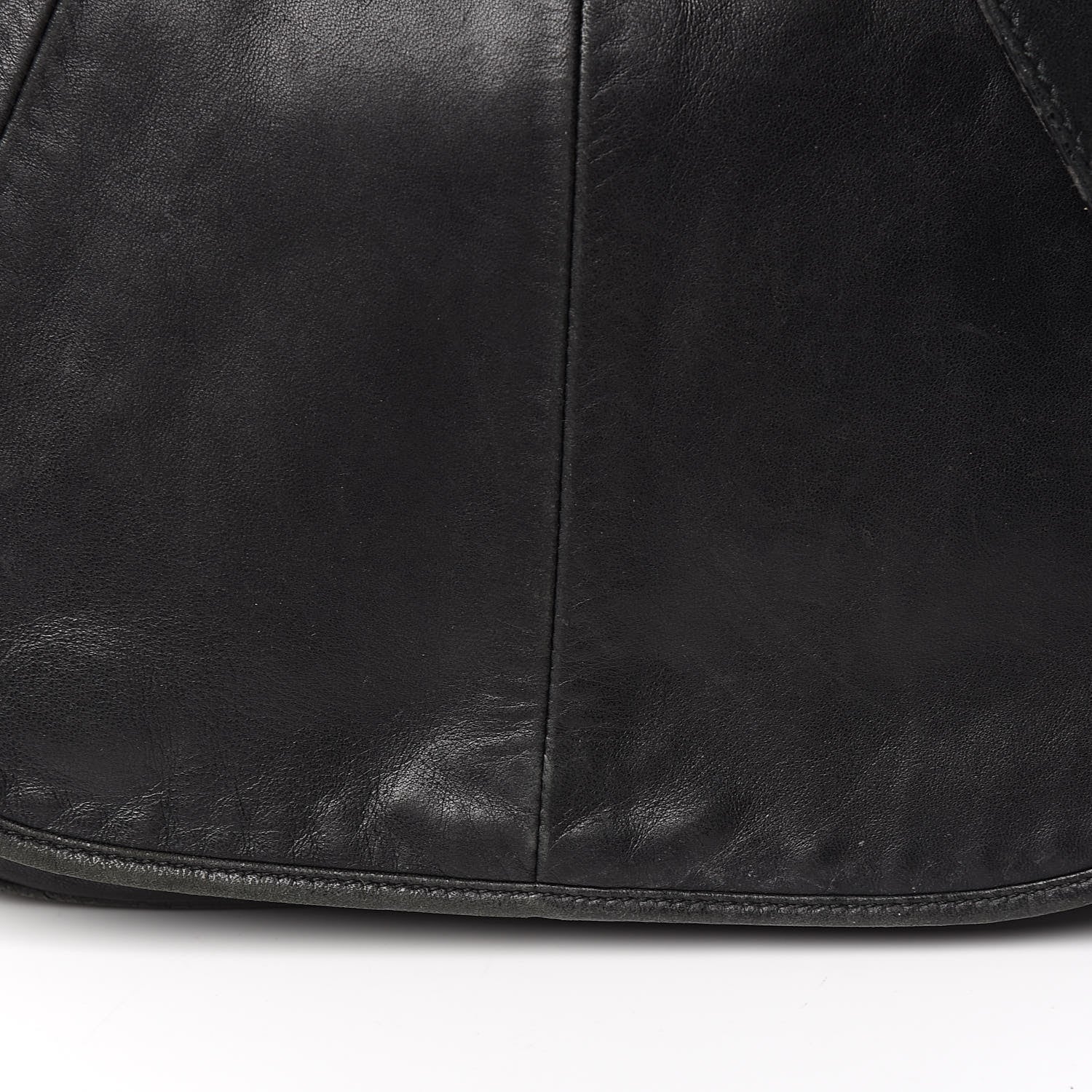 Saint Laurent Lambskin Horn Messenger Bag Black 13 of 17