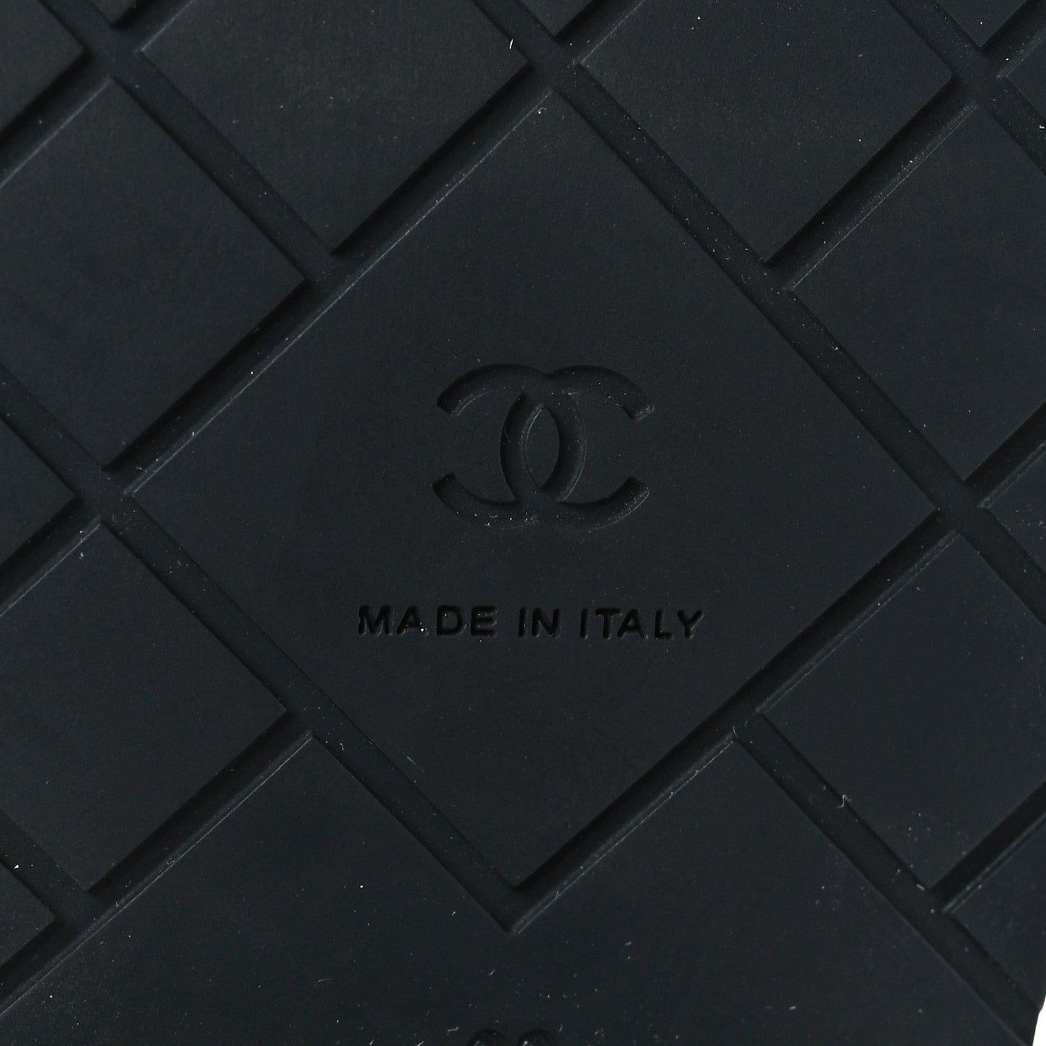 Chanel Lambskin Quilted CC Mules Wedge Sandals 36 Black 9 of 9