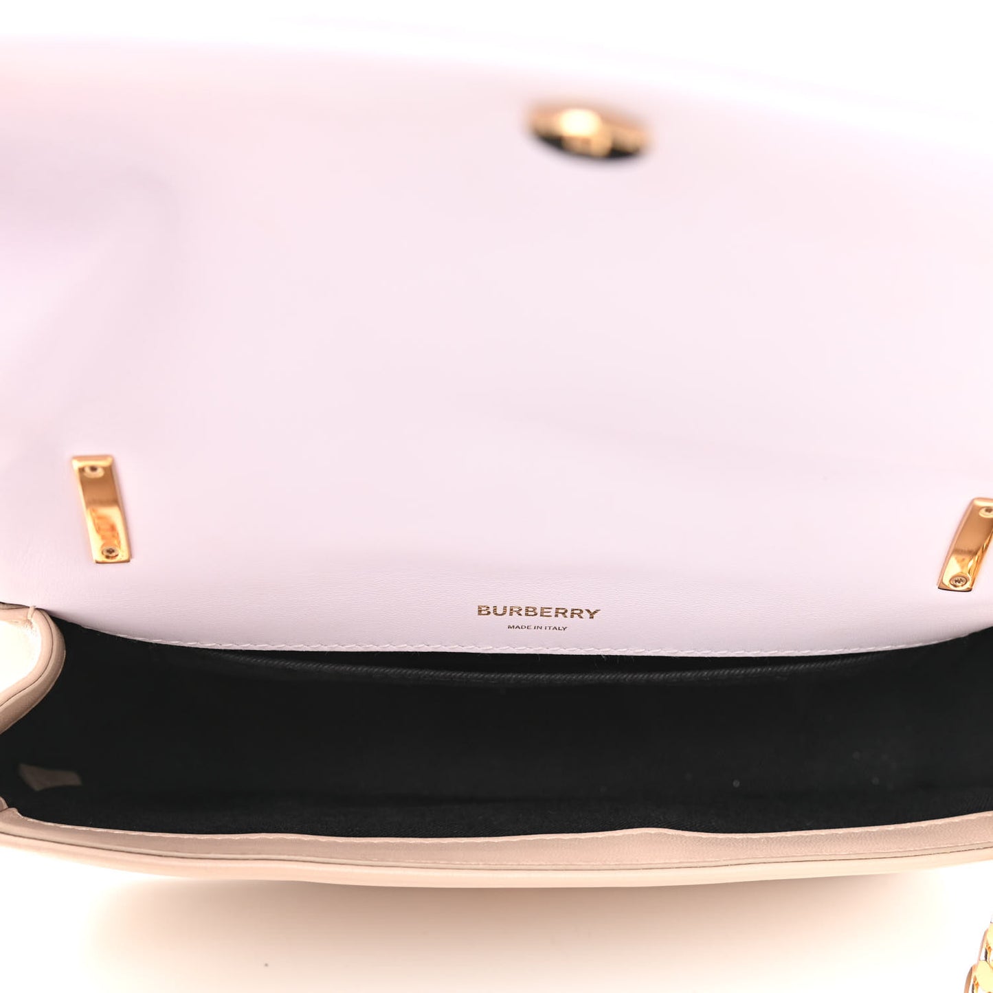 Lambskin Quilted Small Lola Bag Pale Thistle Soft Fawn