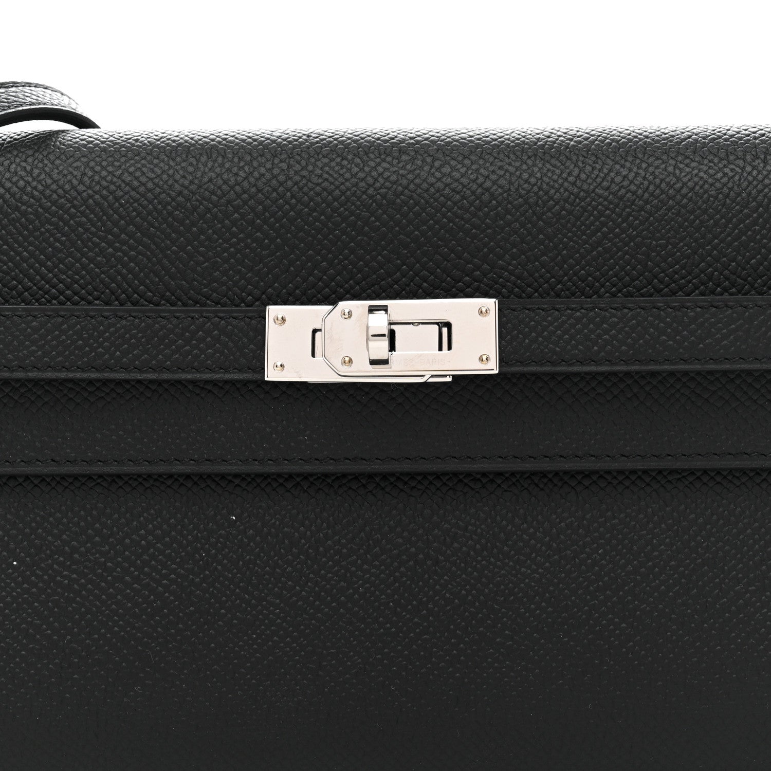 Hermes Epsom Kelly Wallet To Go Black 8 of 10