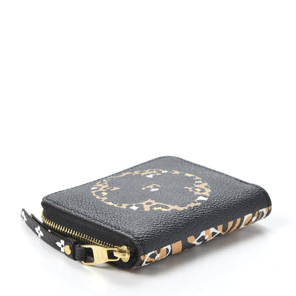 Louis Vuitton Monogram Giant Jungle Zippy Coin Purse Black 3 of 9
