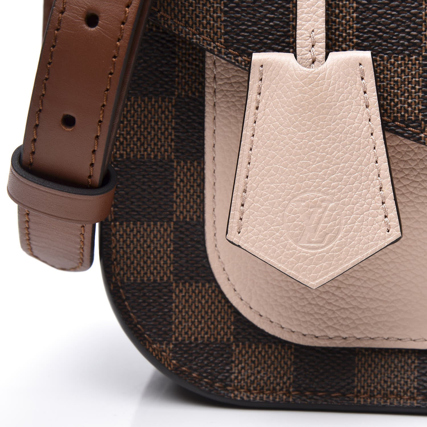 Louis Vuitton Damier Ebene Beaumarchais Venus Pink 10 of 11