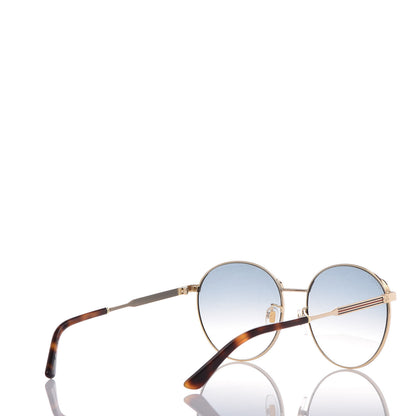 Gucci Web Round Sunglasses GG0206SK Gold 4 of 6