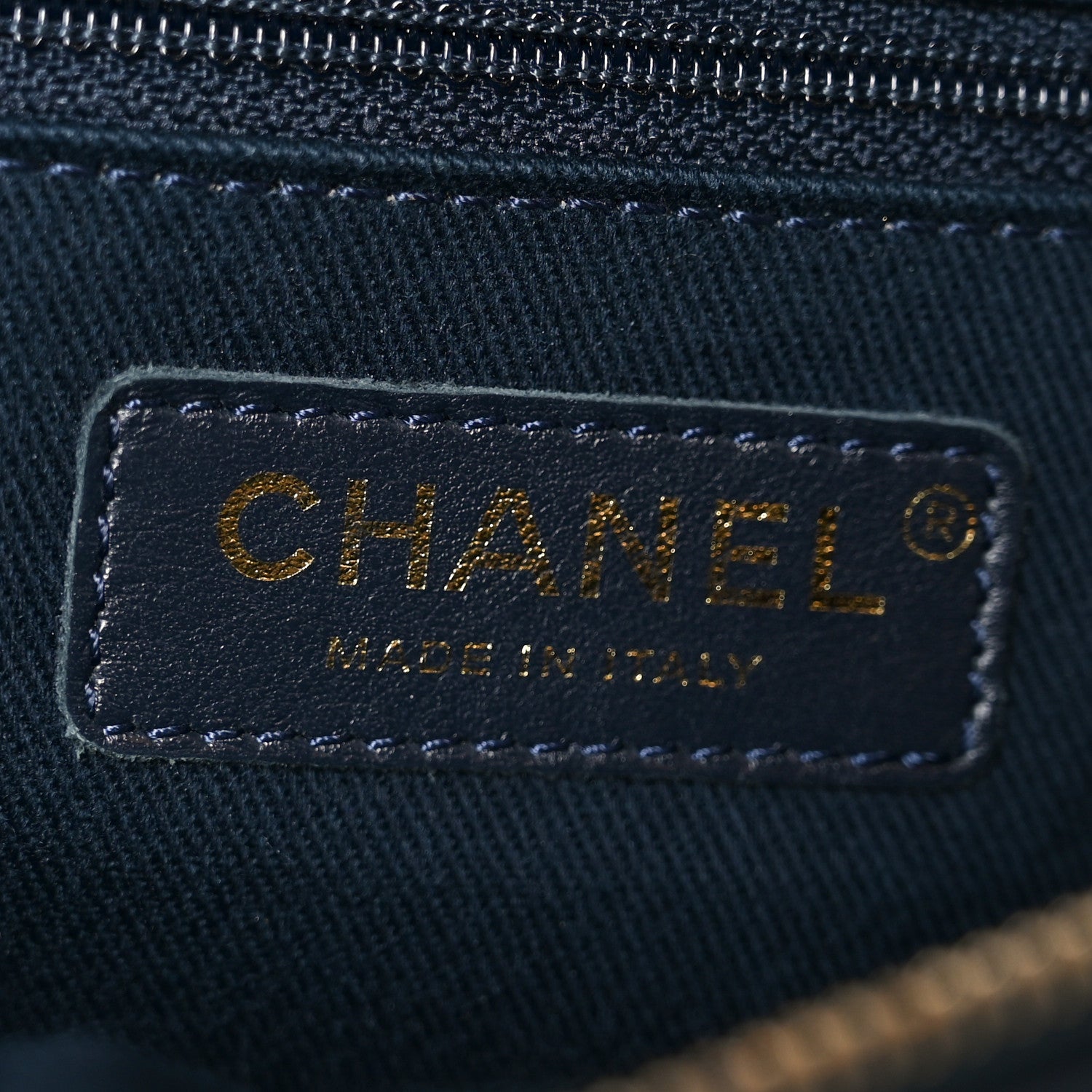 Chanel Caviar Quilted Business Affinity Waist Belt Bag Navy 5 of 8