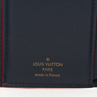 Louis Vuitton Taurillon Capucines Compact Wallet Marine Rouge 6 of 7