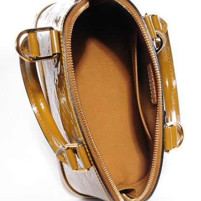 Louis Vuitton Vernis Alma BB Vert Olive 5 of 7