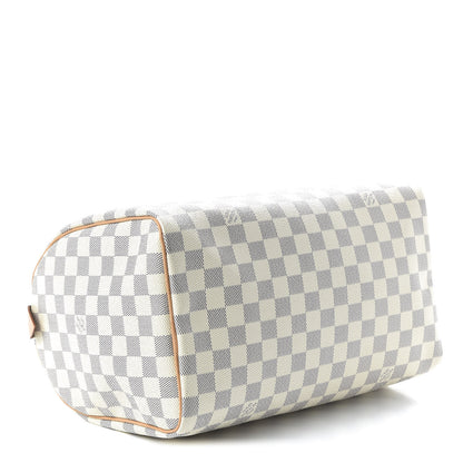 Louis Vuitton Damier Azur Speedy 30 4 of 10
