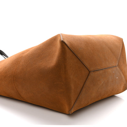 Loewe Suede Large Puzzle Fold Tote Cognac 8 of 9