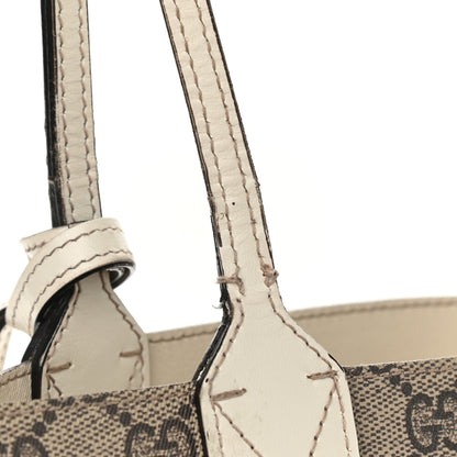 Gucci GG Supreme Monogram Medium Reversible Tote Beige White 16 of 17