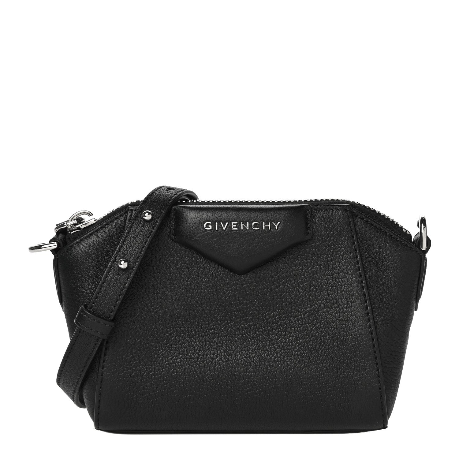 Givenchy Sugar Goatskin Nano Antigona Black 1 of 15