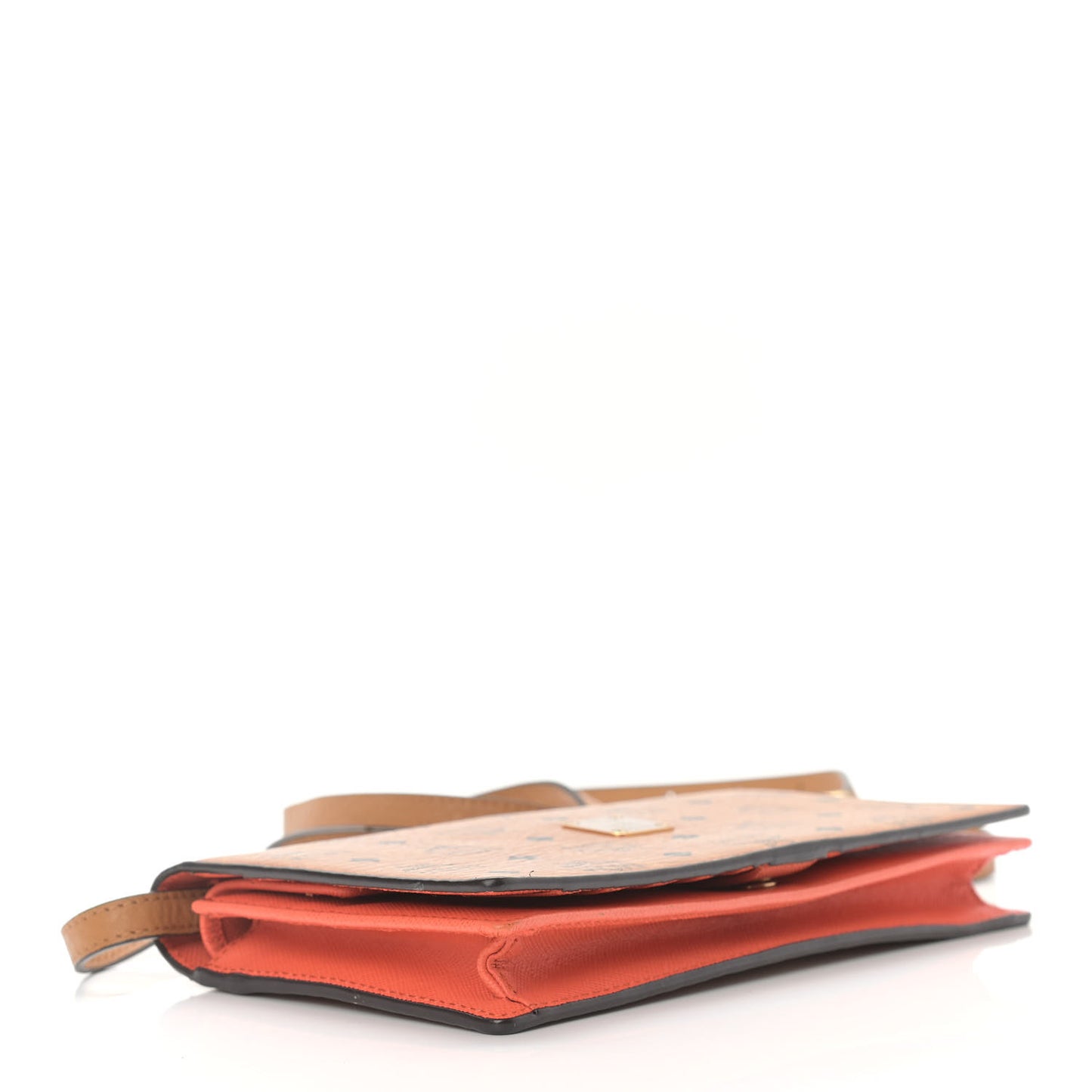 Visetos Chain Wallet Crossbody Cognac Orange