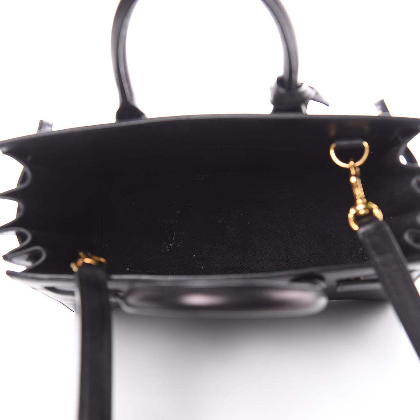 Calfskin Nano Sac de Jour Black