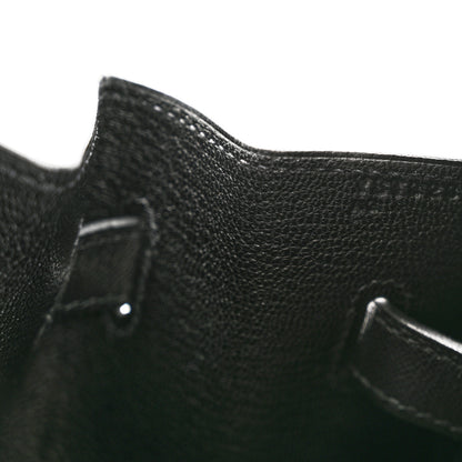 Hermes Madame Calfskin Birkin Sellier 35 Black 7 of 13