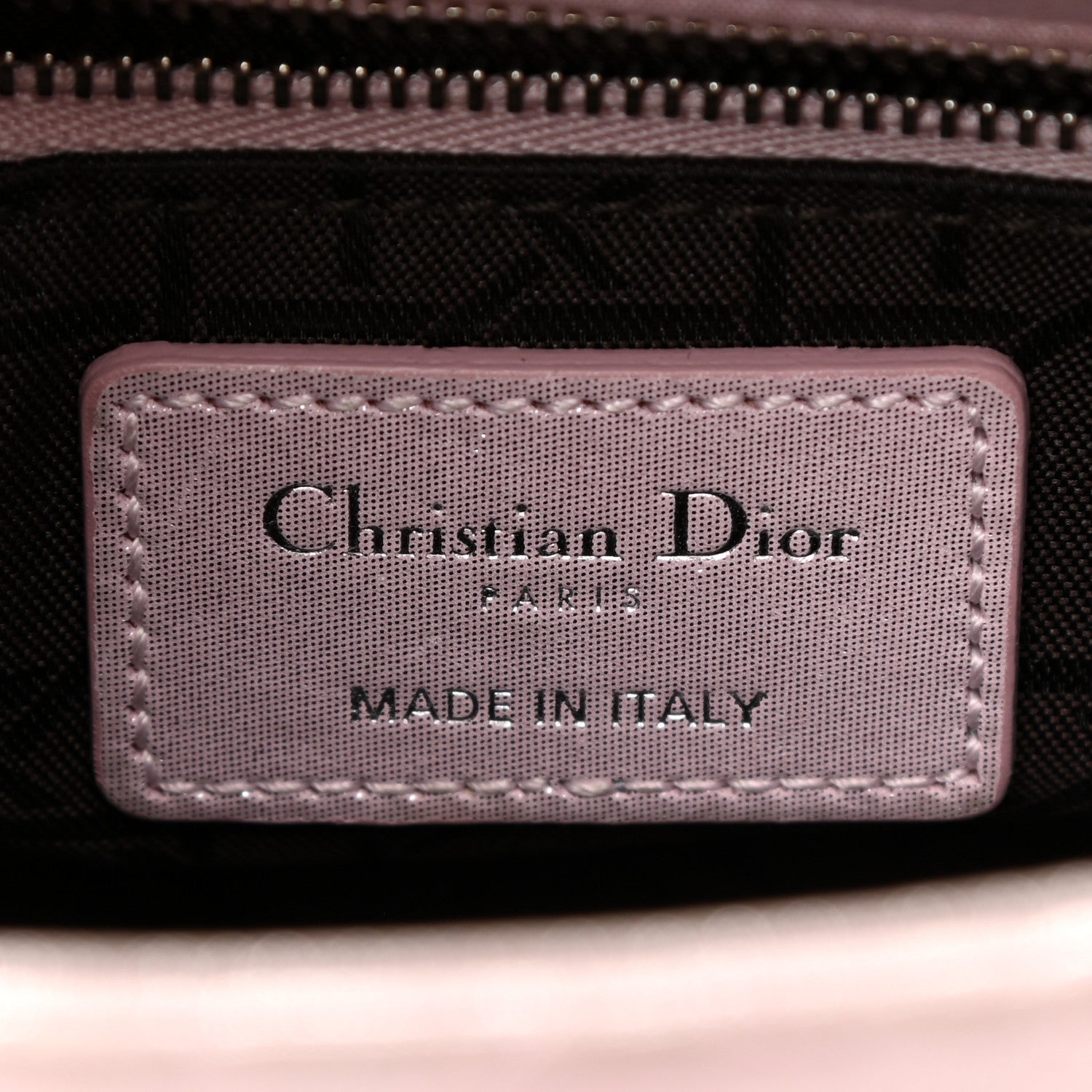 Christian Dior Metallic Lambskin Cannage Mini Lady Dior Lotus 6 of 9