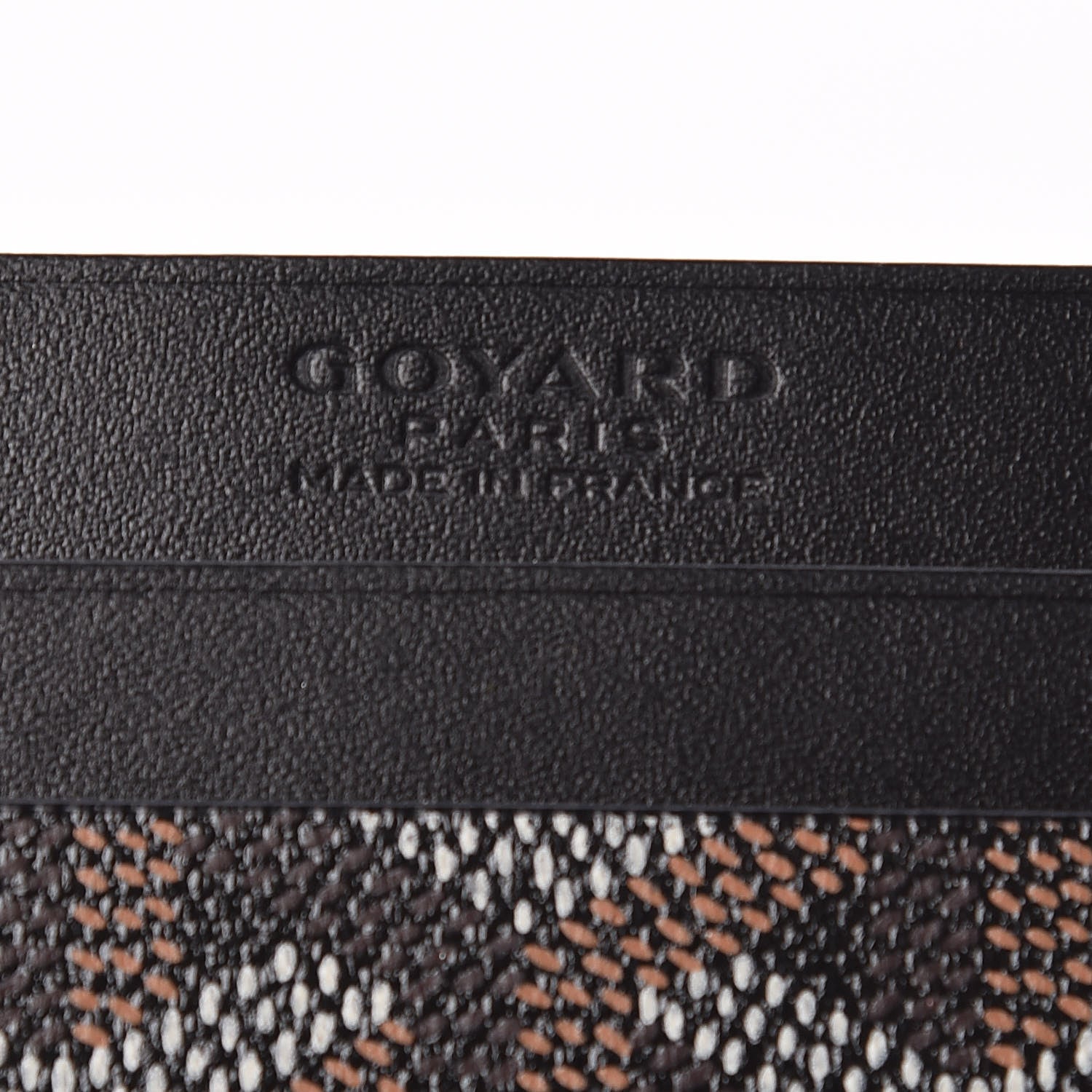 Goyard Goyardine Saint Sulpice Card Holder Black 6 of 7