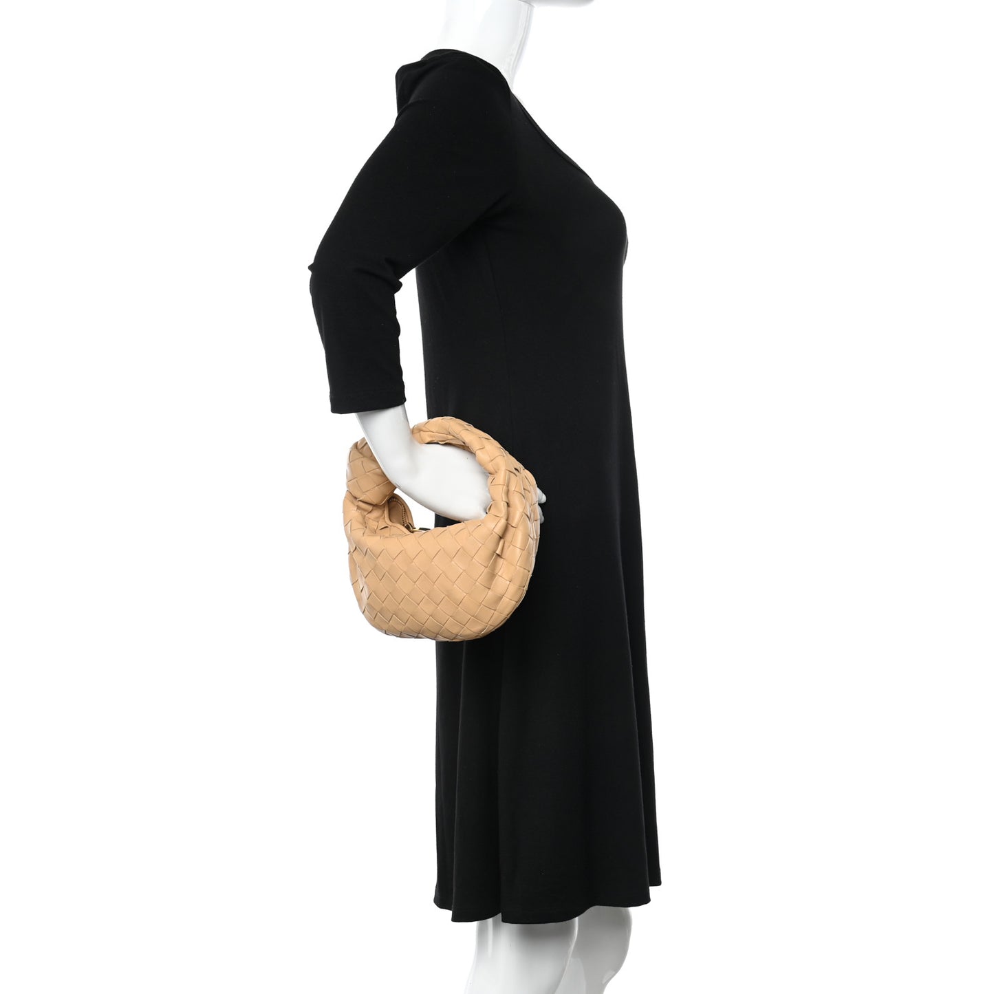 Nappa Intrecciato Mini Jodie Almond