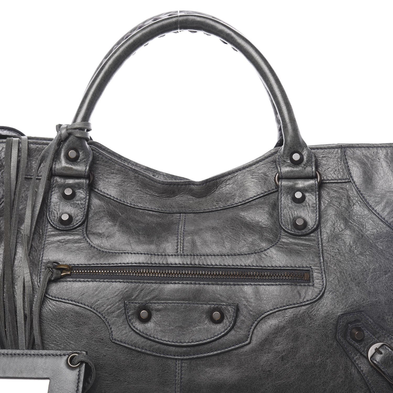 Balenciaga Agneau Classic Hardware Part Time Anthracite 11 of 11