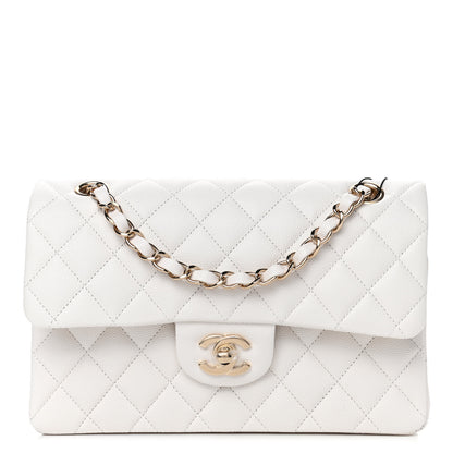 Chanel Caviar Quilted Small Double Flap White 1 of 4