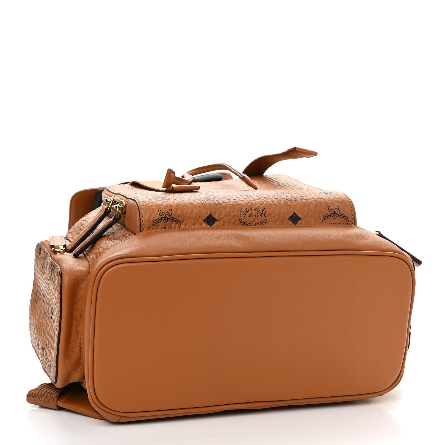 MCM Visetos Brandenburg Backpack Cognac 4 of 10
