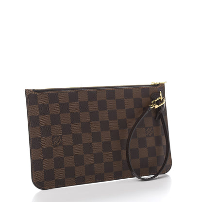 Louis Vuitton Damier Ebene Neverfull MM GM Pochette 3 of 9