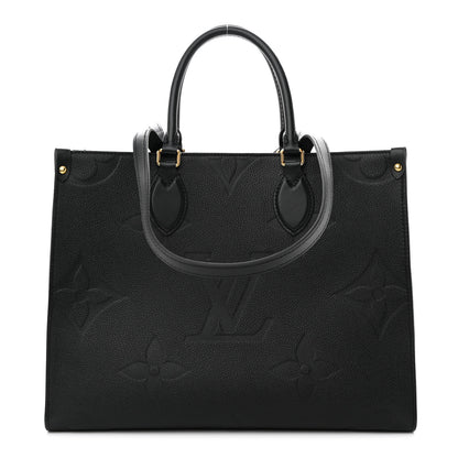 Louis Vuitton Empreinte Monogram Giant Onthego MM Black 1 of 10