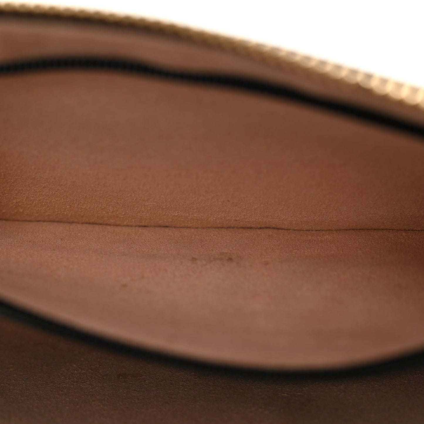 GG Supreme Monogram Bees Wrist Wallet Beige Black