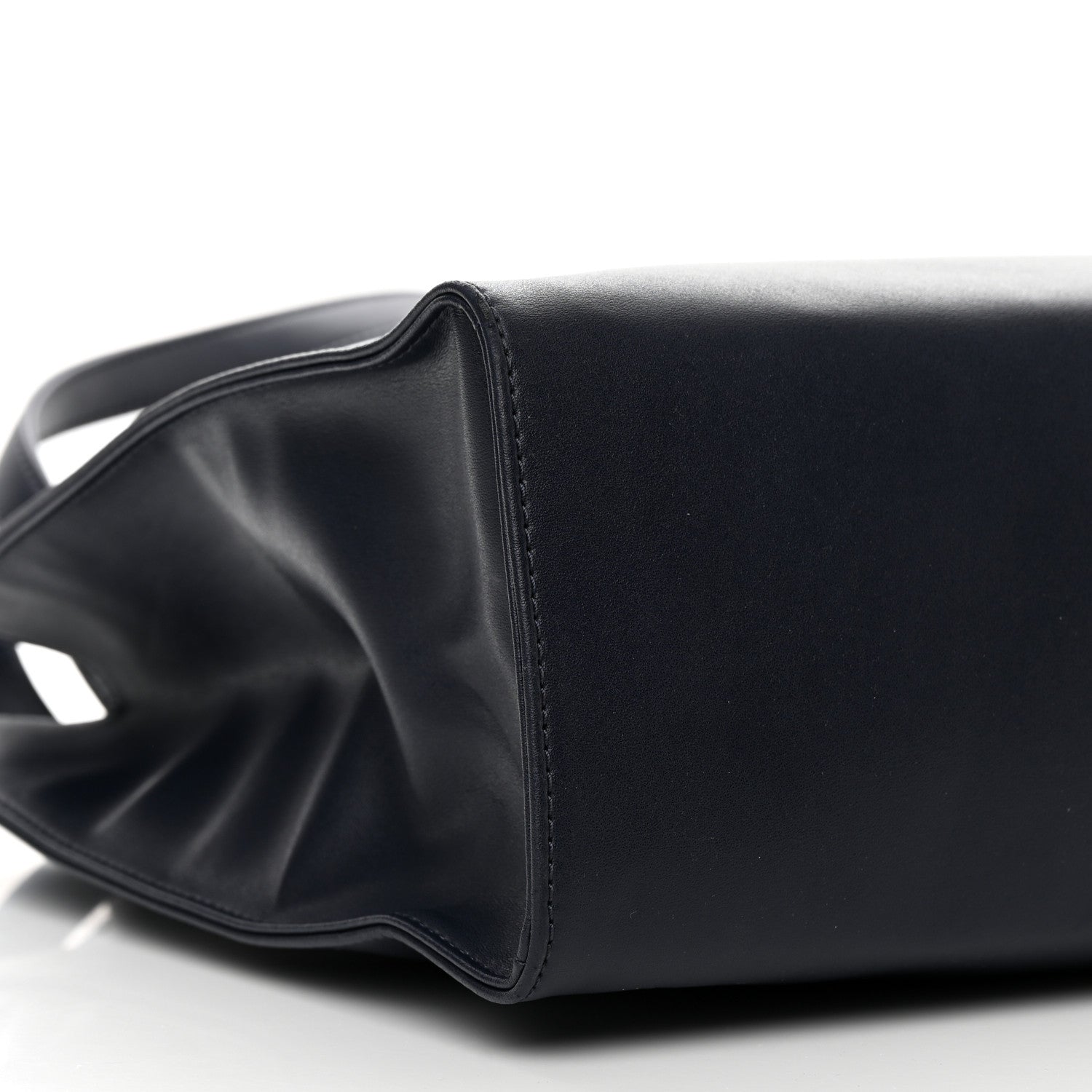 Telfar Vegan Leather Medium Shopping Bag Navy 9 of 11